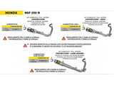 ARROW TITANIUM COMPETITION COMPLETE EXHAUST SYSTEM HONDA NSF 250 R 2012-2026