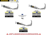 ARROW TITANIUM INDY RACE EVO FULL SYSTEM KAWASAKI Z 650 / NINJA 650 2021-2023