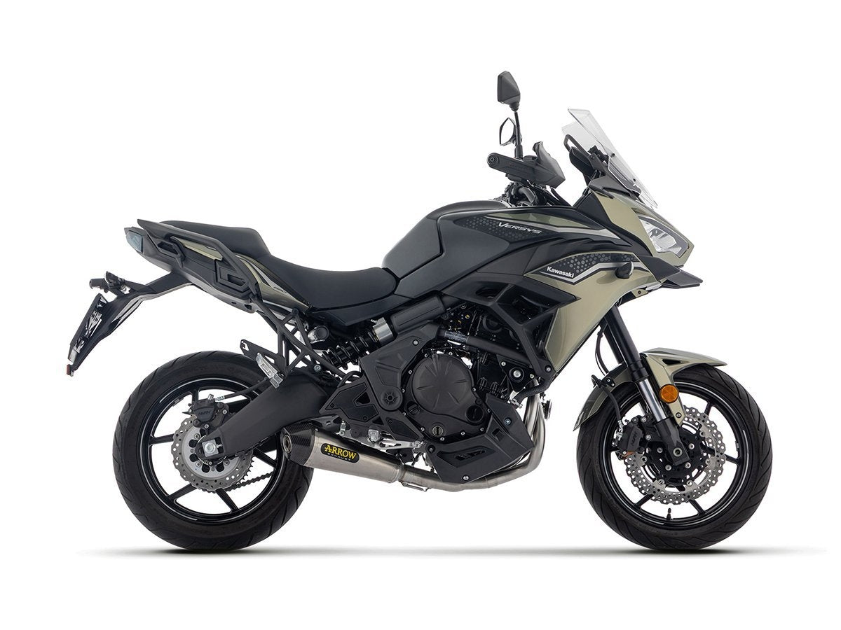 ARROW X-KONE STAINLESS STEEL RACING EXHAUST SYSTEM KAWASAKI VERSYS 650 2025-2026