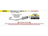 ARROW DARK ALUMINUM EXPLORER FULL EXHAUST KTM 690 ENDURO R / SMC-R 2025-2026