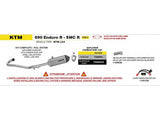 EXPLORER DARK ALUMINUM FULL EXHAUST ARROW KTM 690 ENDURO R / SMC-R 2025-2026