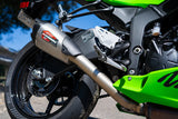 ZX-6R 2019-26 AT2 Stainless 3/4 Exhaust, w/ Stainless Muffler