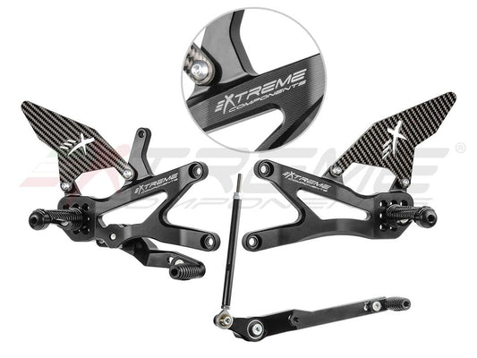 2020+ GP EVO CBR 1000 RR-R / SP CAMBIO DIRECTO) CON PROTECTORES DE TALÓN DE CARBONO (NEGRO)
