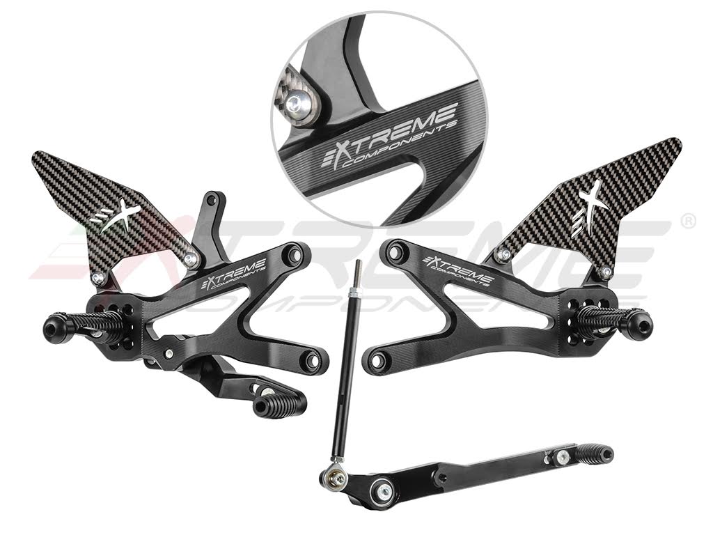 Extreme Components - 2020+ GP EVO CBR 1000 RR-R / SP WITH CARBON / ALUMINUM HEEL GUARDS