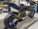 Graves Motorsports Fixed Rearsets Yamaha R1 2015-2023