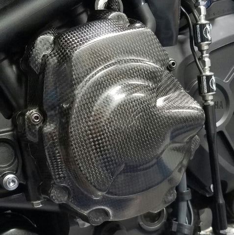 Yamaha FZ10 MT10 Carbon Fiber Engine Guard Case Cover Set