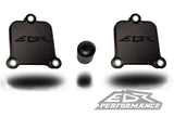 EDR PERFORMANCE RACING SMOG PAIR BLOCK OFF PLATES FOR BMW S1000RR