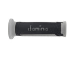 Domino A350 grey and black motocycle grips