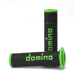 Domino A450 green and black motorcycle grips