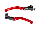 Bonamici BMW S1000RR Folding Levers (09-14) (Black/Red) 
