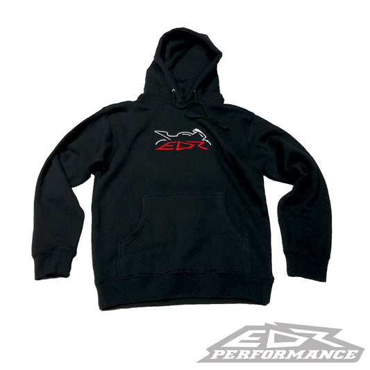 EDR, Performance, Negro, Sudadera con capucha
