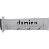 Domino White and Black A250 Motorcycle grips