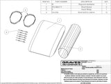 Graves Motorsports Exhaust Silencer Repack Kit - Octagon