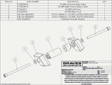 Kawasaki ZX-4RR Frame Slider Kit
