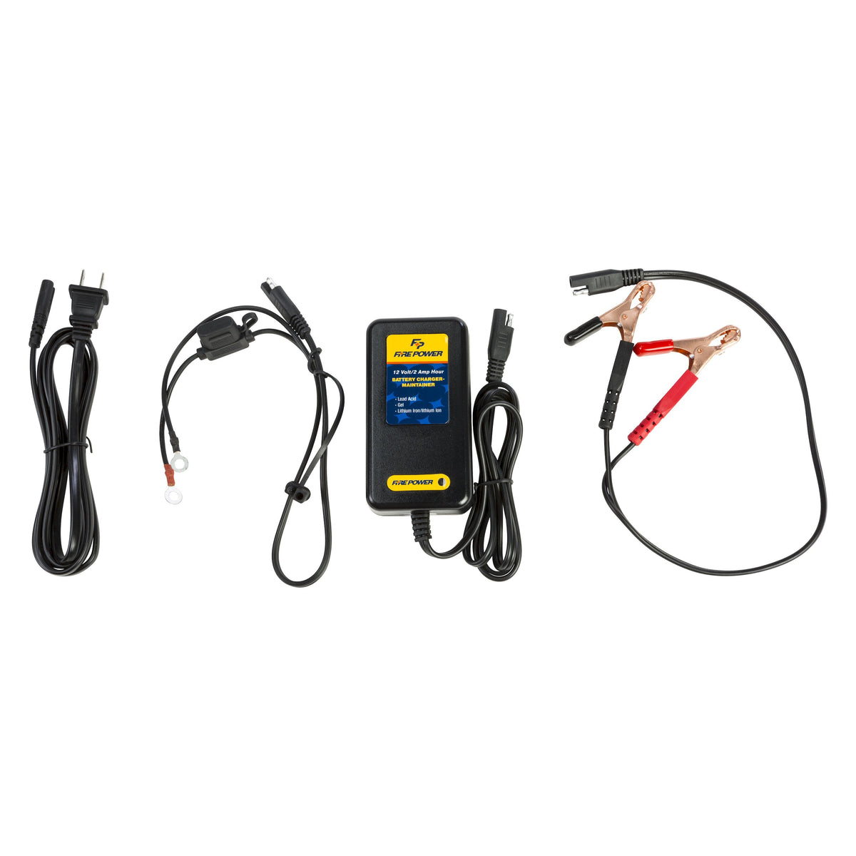 Cargador de batería totalmente automático Fire Power 12 V/2 AMP