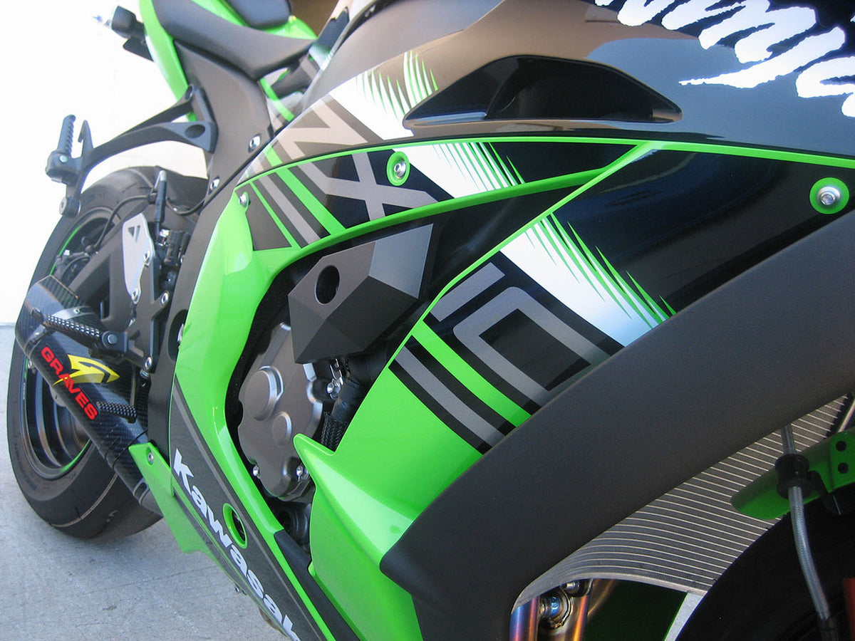 Deslizadores de chasis Graves Motorsports para Kawasaki ZX-10