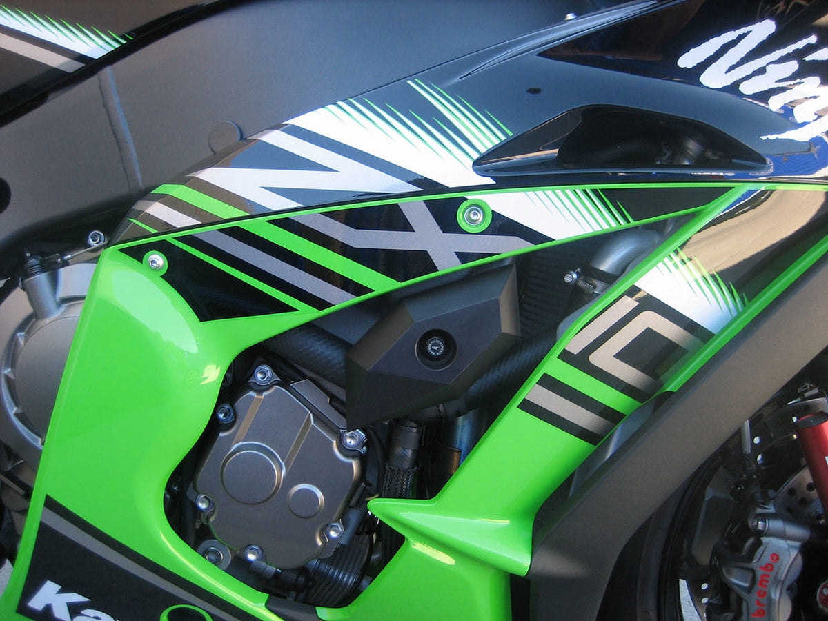 Deslizadores de chasis Graves Motorsports para Kawasaki ZX-10
