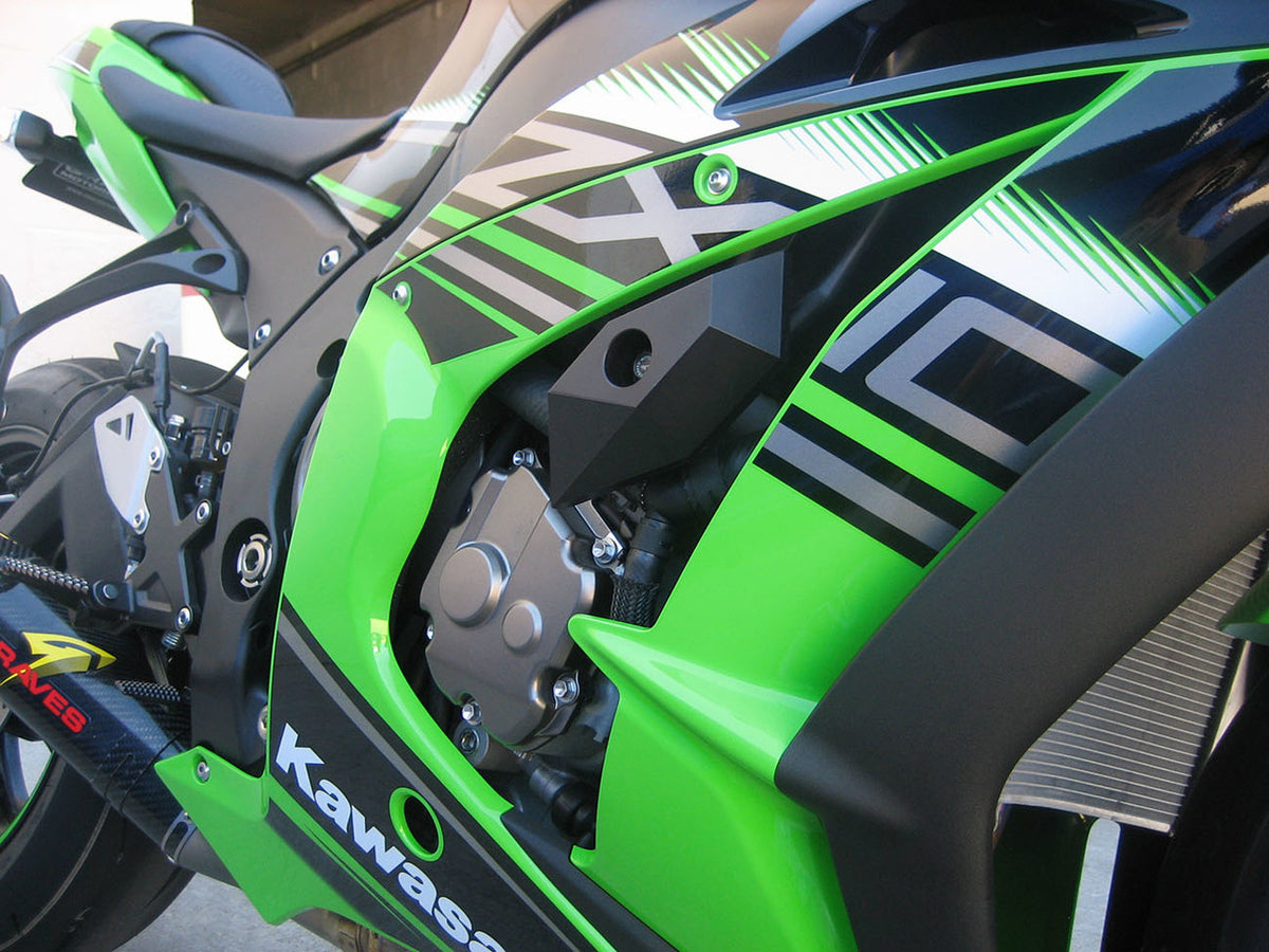 Deslizadores de chasis Graves Motorsports para Kawasaki ZX-10