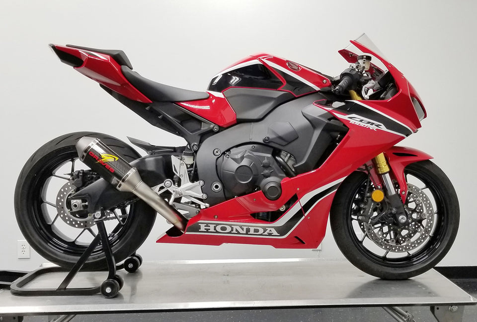 バイク CBR1000RR Honda CBR1000rr Full Titanium Exhaust System - Carbon Silencer