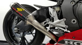 Honda CBR1000rr Cat Back Slip-on Exhaust Carbon