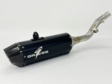 Honda CRF300L Full Stainless Exhaust - Black