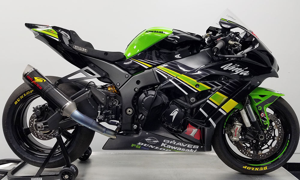 Ninja ZX-10R キャタライザー Kawasaki ② Kawasaki WORKS2 ZX-10R / ZX-10RR Carbon Full Exhaust System – EDR