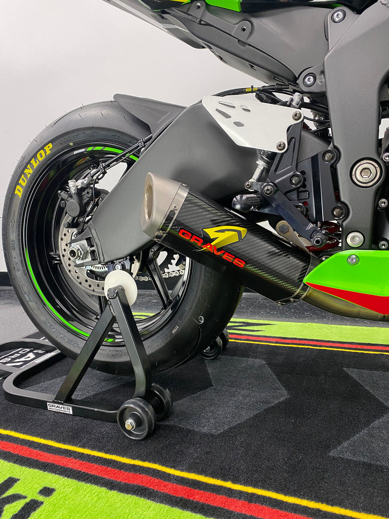 Strapless Motorcycle Transport Stand Kawasaki Ninja ZX-6R: MOTO-D Racing