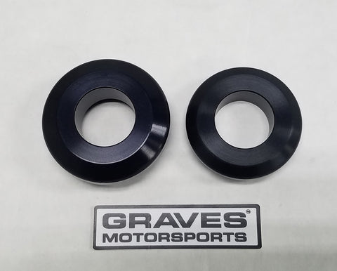 Graves Motorsports WORKS Kawasaki Ninja 400 Rear Wheel Captive Spacers Kit