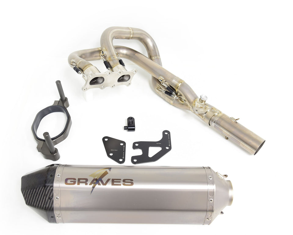 Graves Motorsports Kawasaki Ninja EX400 WORKS2 Full Exhaust System