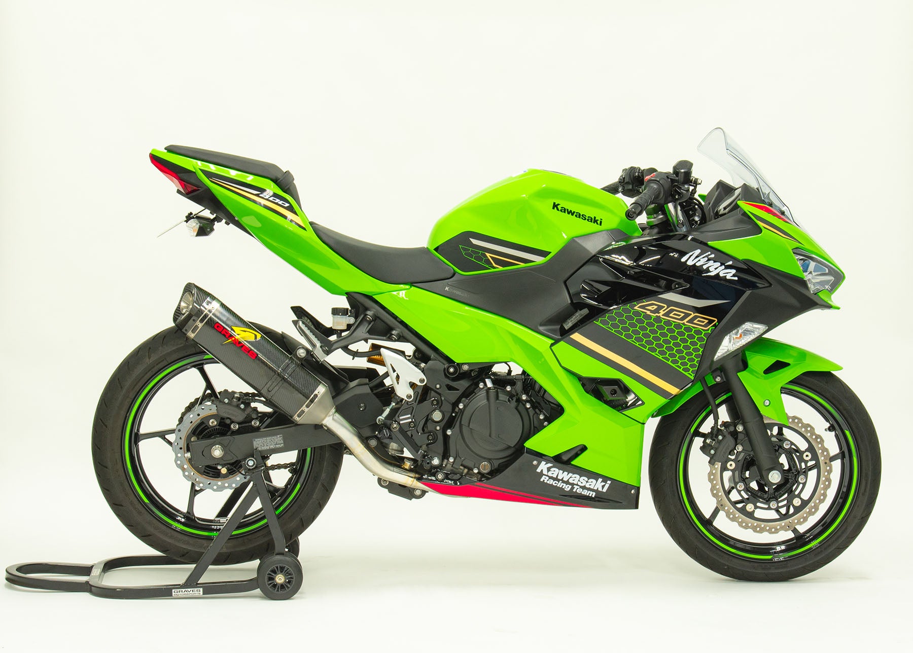 Sistema de escape completo Graves Motorsports Kawasaki Ninja EX400