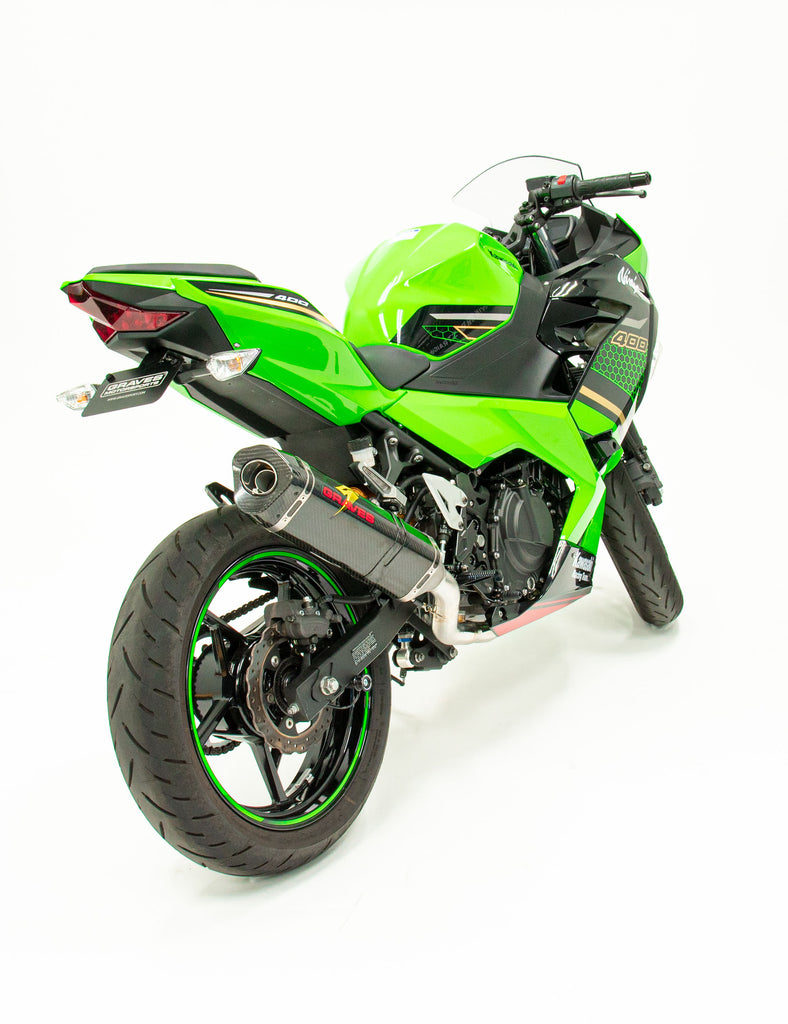 Graves Motorsports Kawasaki Ninja EX400 WORKS2 Full Exhaust System EDR Performance
