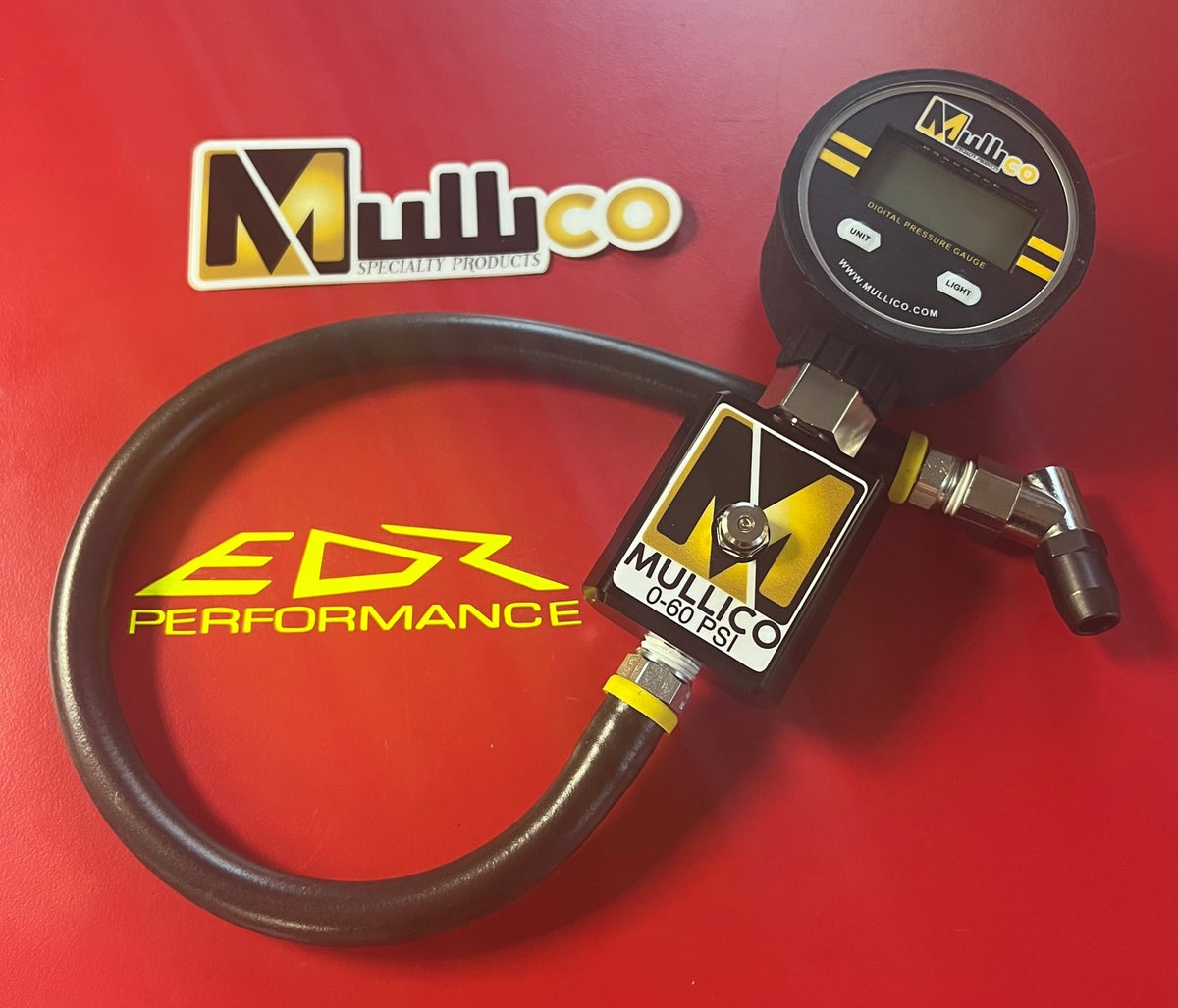 Medidor de presión de neumáticos digital profesional Mullico 0-60 PSI V2
