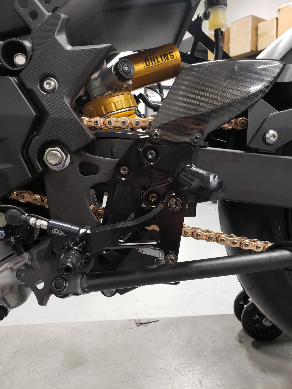 Graves Motorsports Kawasaki Ninja 400/500 Adjustable Rearsets