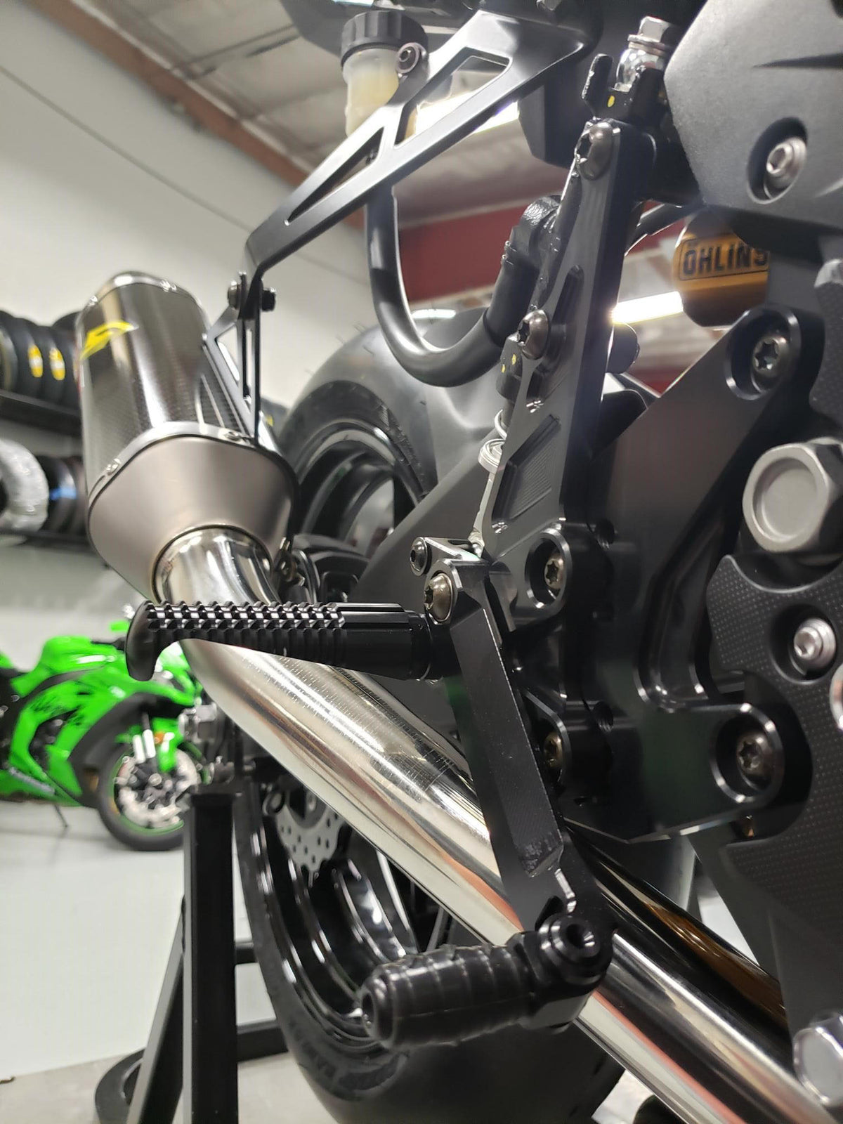 Graves Motorsports Kawasaki Ninja 400/500 Adjustable Rearsets