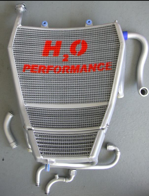 KAWASAKI ZX6R ZX636 2009-2024 GALLETTO OVERSIZE RADIATOR H2O KAWASAKI ZX6R ZX636 2009-2024 GALLETTO OVERSIZE RADIATOR H2O