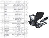 Graves Motorsports WORKS Kawasaki ZX-10R / ZX-10RR Adjustable Rearsets