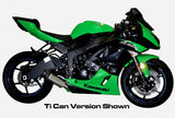 Graves Motorsports Kawasaki ZX14R Carbon Fiber Cat Back Slip-on Exhaust