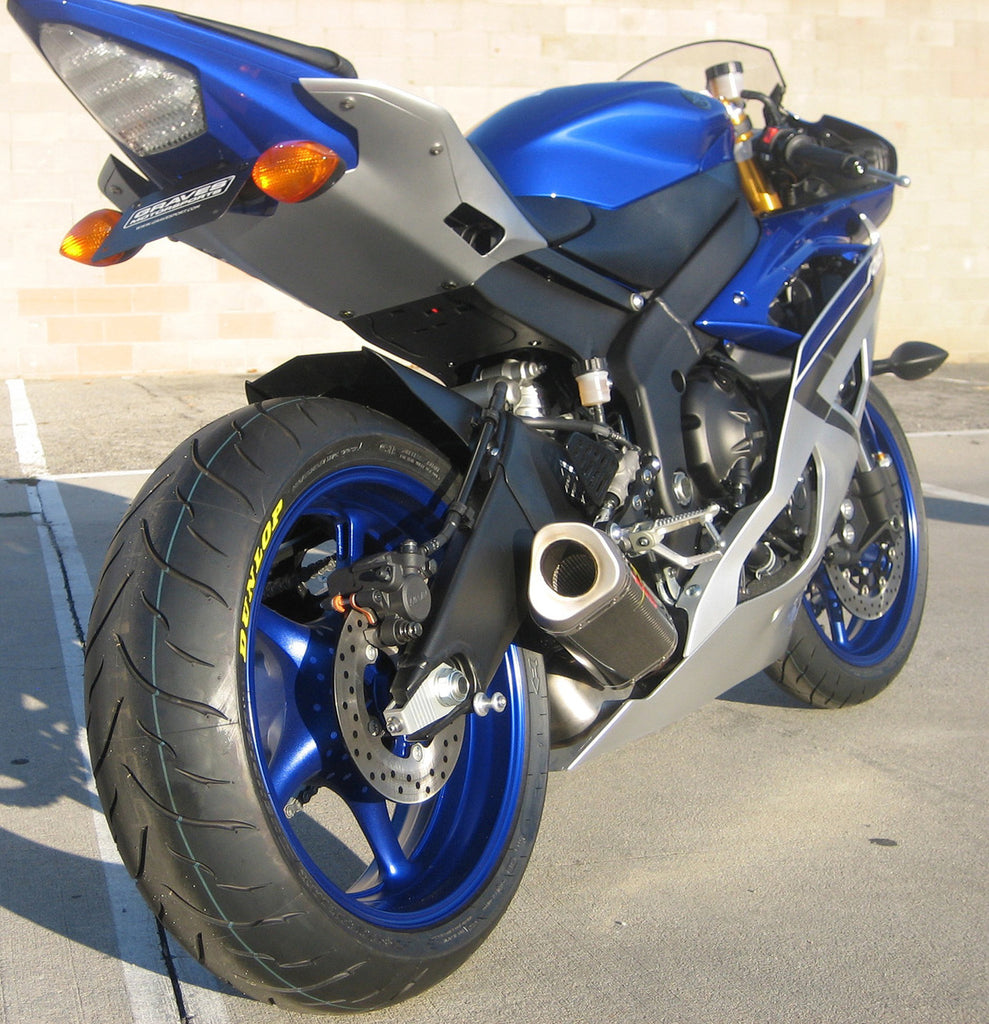 Graves Motorsports Yamaha R6 Cat-Back Slip-on Carbon Exhaust – EDR ...
