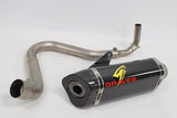 Kawasaki Z125 Pro Full Titanium Carbon Exhaust System