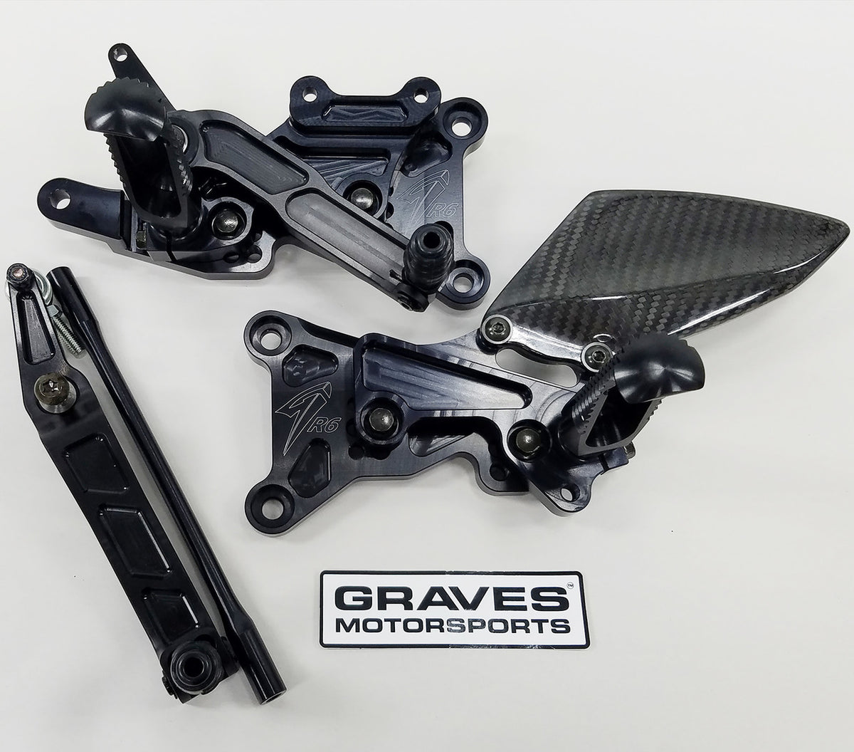 Graves Motorsports Yamaha R6 Adjustable Rearsets 2006-2026
