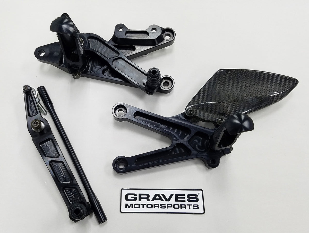Graves Motorsports Yamaha R6 Fixed Rearsets 2006-2026