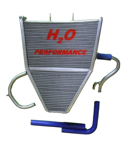 RADIADOR DE GRAN TAMAÑO GALLETTO KAWASAKI ZX6R ZX636 2009-2024 H2O PERFORMANCE ART408 
