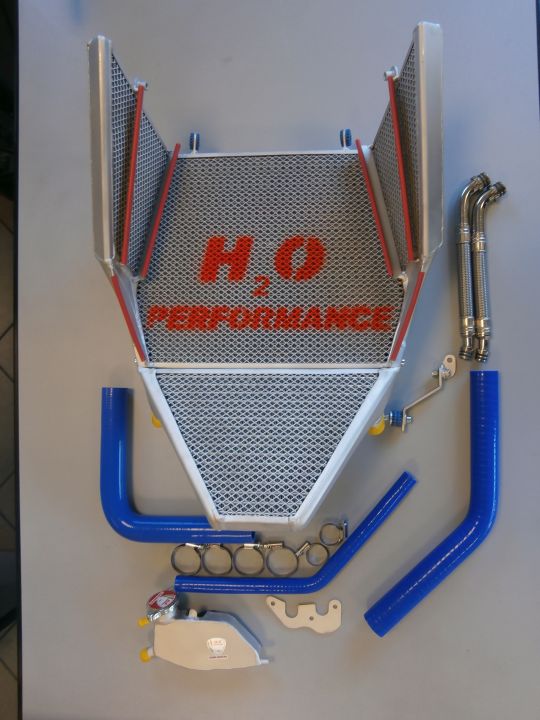 KIT DE RADIADOR/ENFRIADOR DE ACEITE DE GRAN TAMAÑO PARA MV AGUSTA F3 675/800 GALLETTO ART312 evo 