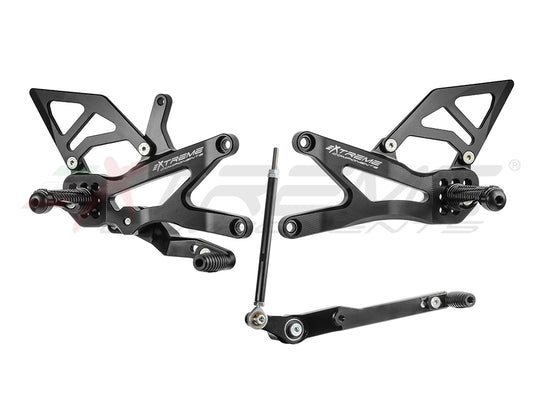 2020+ GP EVO CBR 1000 RR-R / SP (cambio inverso) con protectores de talón de aluminio (negro)