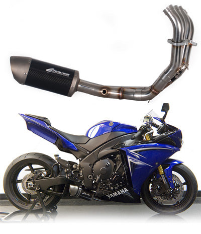 Graves Motorsports Yamaha R1 Full Stainless Steel Low Mount Exhaust System 2009-2014