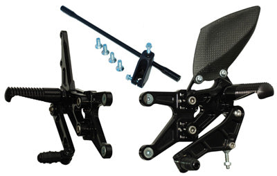 Reposapiés traseros ajustables Graves Motorsports Yamaha R1 2007-2008