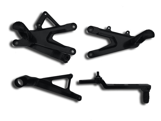 Reposapiés traseros fijos Graves Motorsports Yamaha R1 2015-2023 