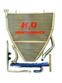 YAMAHA YZF-R1 (2009-2014) RADIADOR GALLETTO SOBREDIMENSIONADO H2O PERFORMANCE ART711