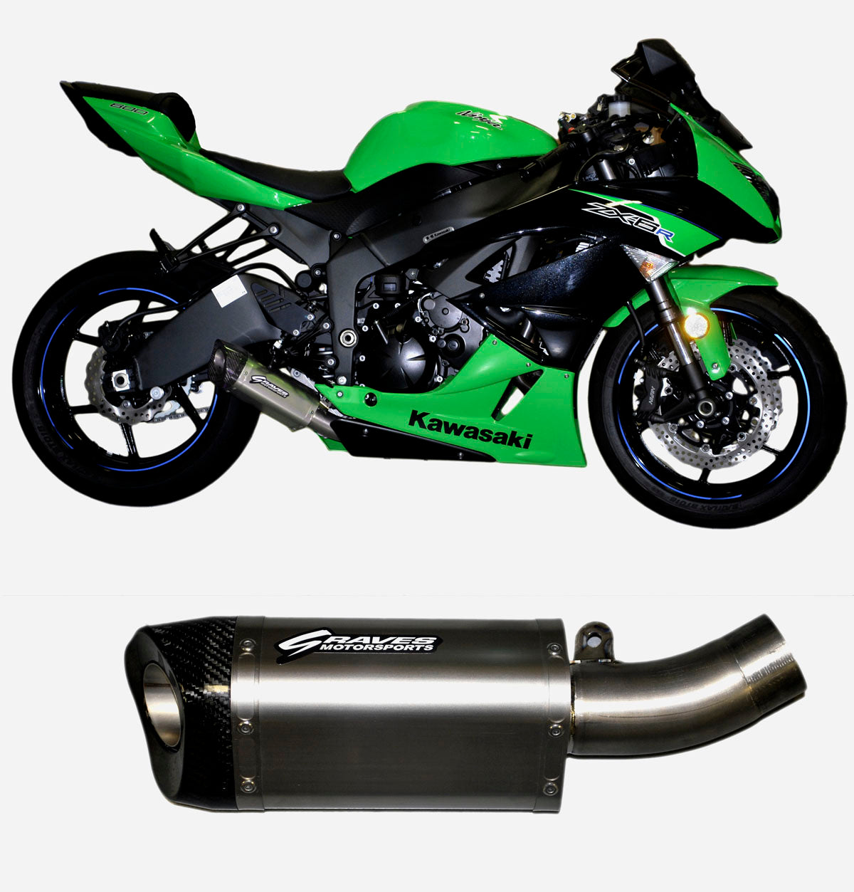 Graves Motorsports ZX6R / ZX636 Slip-on Exhaust – EDR Performance