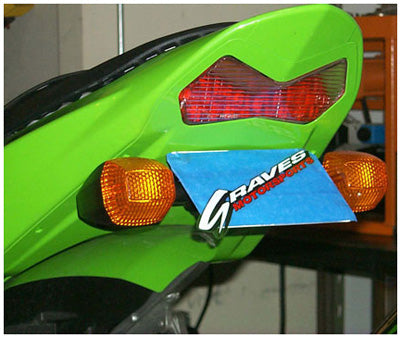 Kit de eliminación de guardabarros Graves Motorsports para Kawasaki ZX-636 + ZX-6RR 2003-2004